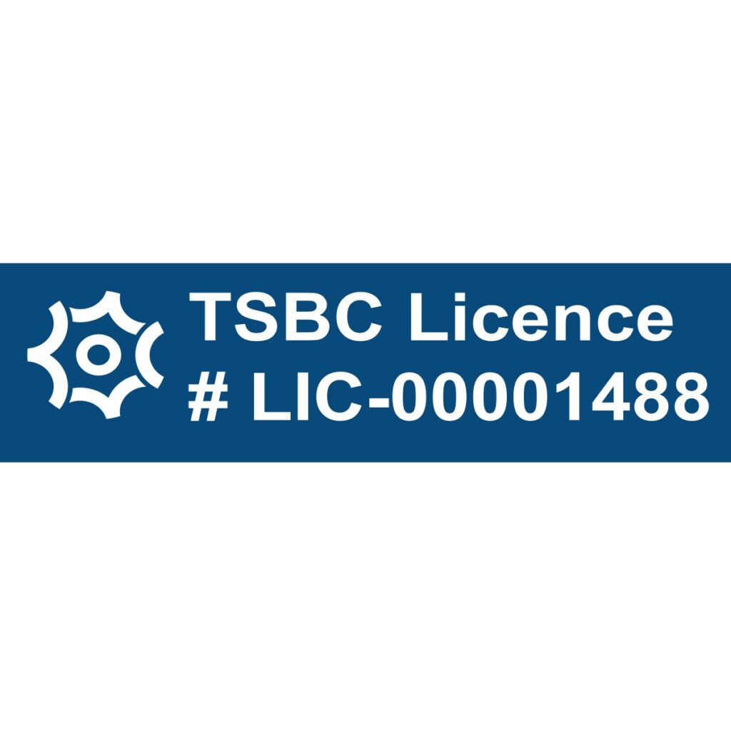 tsbc licence number logo large